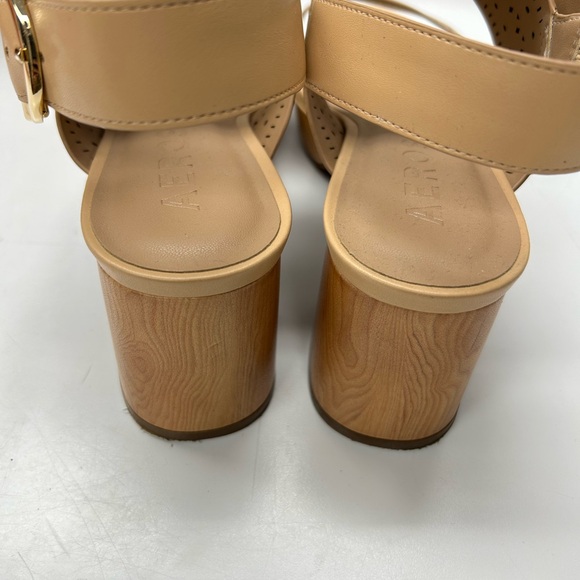 AEROSOLES Beige Cutout Sandals - Picture 6 of 7